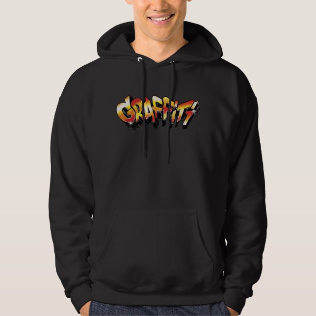Graffiti Wildstyle street art brev Hoodie (Framsida)