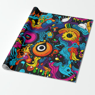 Graffiti Wrapping Papper Presentpapper