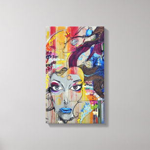 Graffiti Zazzle_Growshop Canvastryck