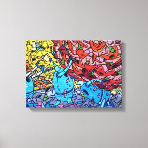 Graffiti Zazzle_Growshop Canvastryck