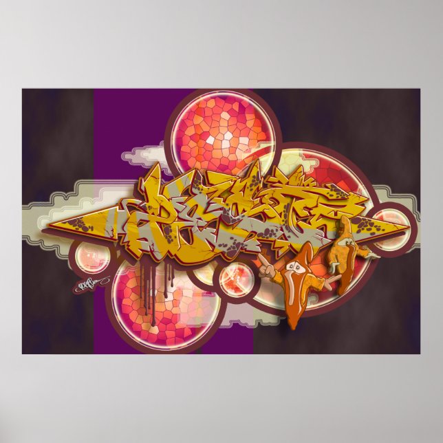 Graffiti ZEST Poster (Framsidan)