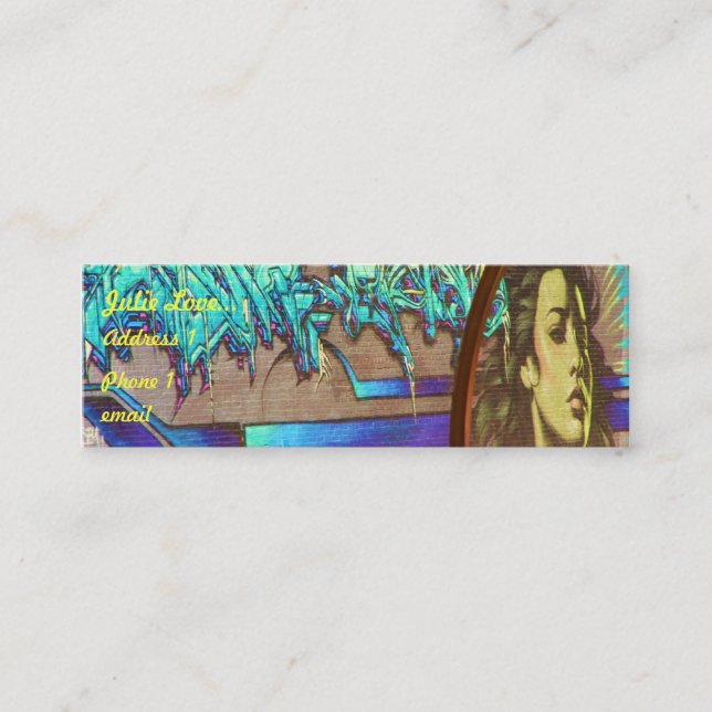 Graffitti känt kort (Framsida)