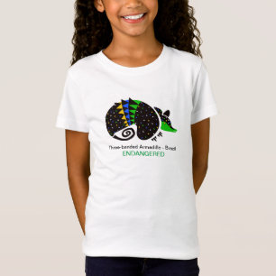 Grafik - ARMADILLO - Brasilien - utrotningshotade  T Shirt