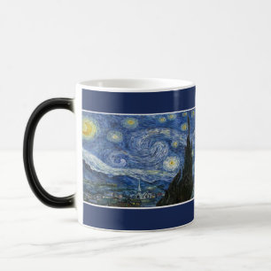 Grafik Art och vattenfärg Starry Night Van Gogh Ar Magisk Mugg