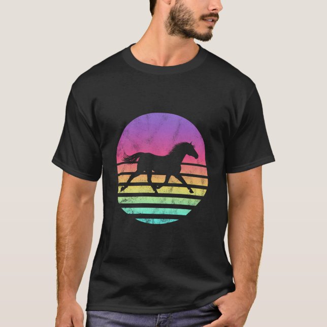 Grafik av klassiskt häst t shirt (Framsida)