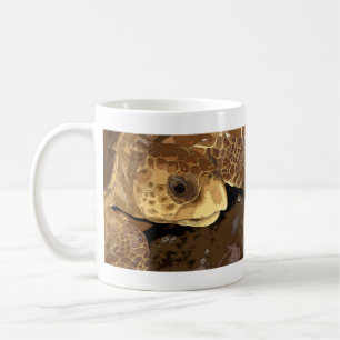 Grafik av loggerhead Sea Turtles Kaffemugg