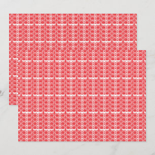 Grafik av röd och rosa blommigt med geranium i inbjudningar