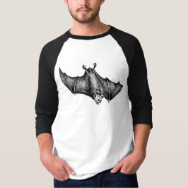 Grafik-Fledermaus T Shirt