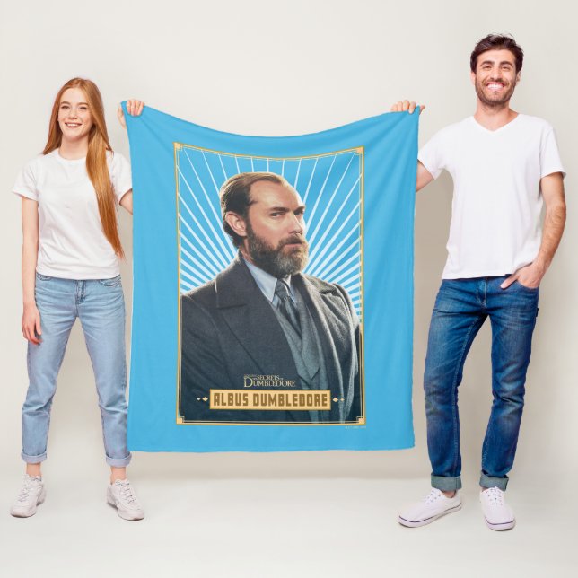 Grafik för Albus Dumbledore-tecken Fleecefilt (På plats)