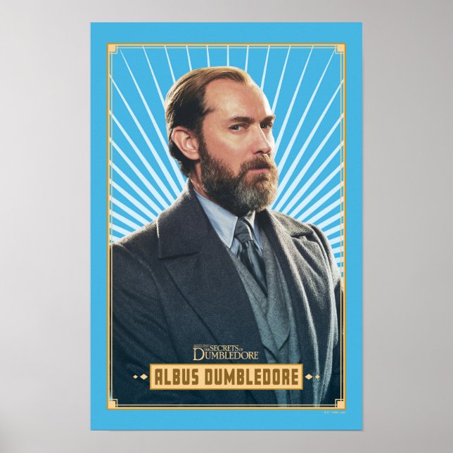 Grafik för Albus Dumbledore-tecken Poster (Framsidan)