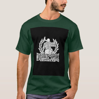 Grafik för arbetsklass med skal t shirt