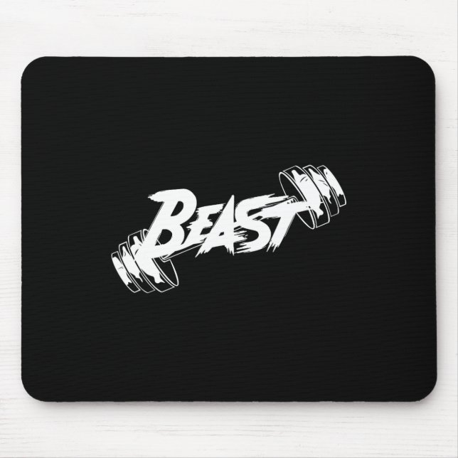 Grafik för beast Performance Motivation Musmatta (Framsidan)