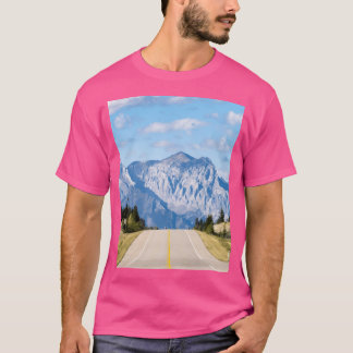 Grafik för bergsområde t shirt