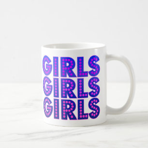 Grafik för flickor flickor kaffemugg
