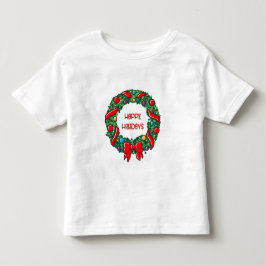 Grafik för grå revben i Cute Lycklig Helgdag T Shirt