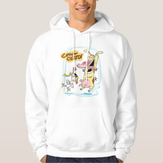 Grafik för slakt av kock och kyckling hoodie