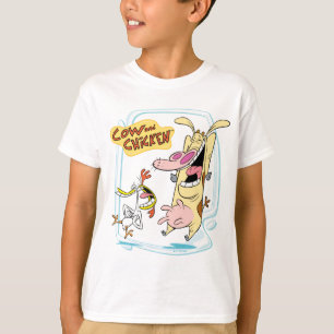 Grafik för slakt av kock och kyckling t shirt
