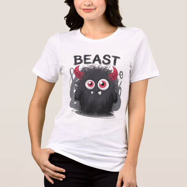 Grafik för Tecknad av beast T Shirt (Framsida)