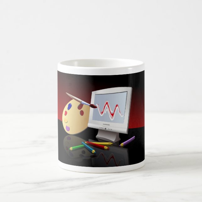 Grafik Magisk Mugg (Center)