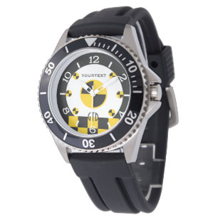 Grafik med Personlig Crash Test Markers Armbandsur