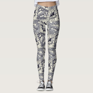 Grafik med Roligt Humor Tecknad Tecknad Tal-ballon Leggings