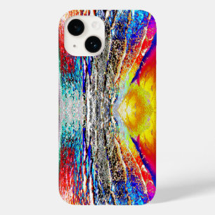 Grafik med Vinkar persika iphone case