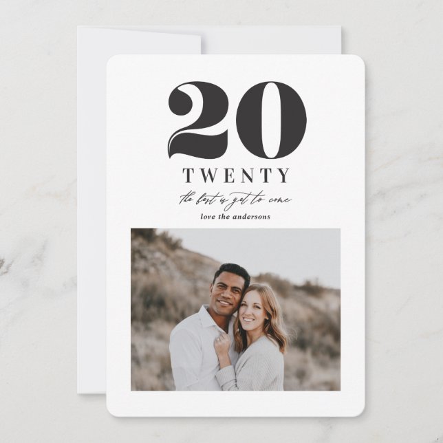 Grafik nytt år julkort (Framsida)