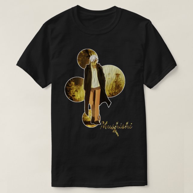 Grafik över Anime Tv Mushishi-seriens Coola krävs T Shirt (Design framsida)
