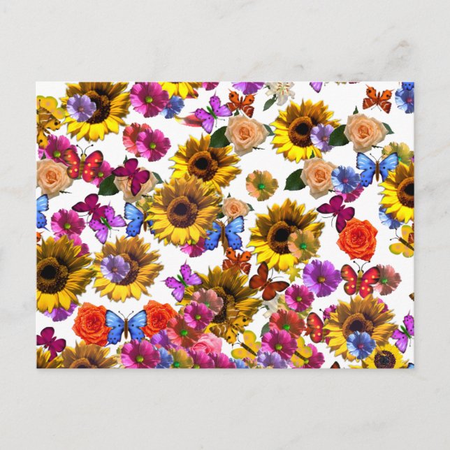 Grafik över Fullt- och blomsterskydd Vykort (Framsida)