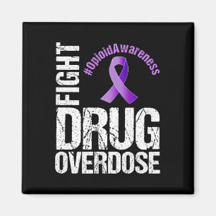 Grafik över överdosering av läkemedel Opioid Aware Magnet