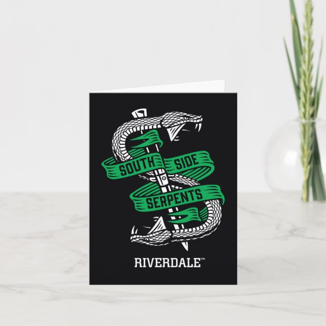 Grafik på södra sidan av servrar anteckningskort (Framsida)