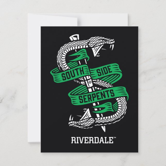 Grafik på södra sidan av servrar anteckningskort (Framsida)