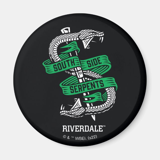 Grafik på södra sidan av servrar magnet (Framsidan)