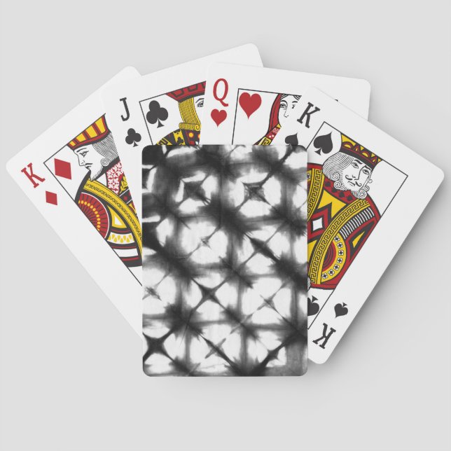 Grafik Shibori I Spel Kort (Baksidan)