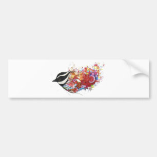 Grafik Sparrow Bildekal