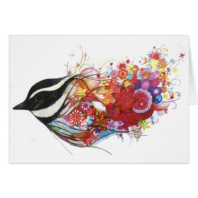 Grafik Sparrow Hälsningskort (Framsidan Horizontal)