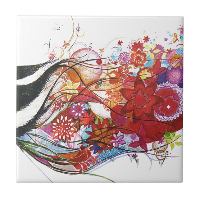 Grafik Sparrow Kakelplatta (Framsidan)