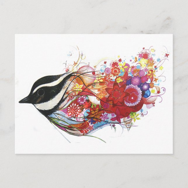 Grafik Sparrow Vykort (Framsida)