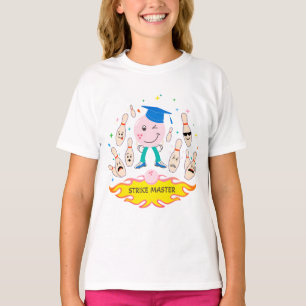 Grafik t-shirt för strejka av skägling för flickor