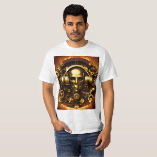 Grafik Tee (hög Metall-förklaring) - Sten din rebe