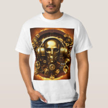 Grafik Tee (hög Metall-förklaring) - Sten din rebe