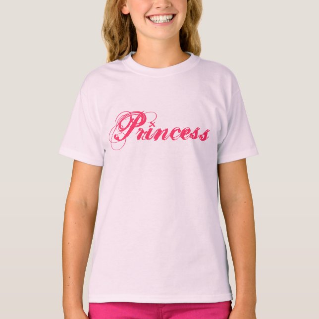 Grafik Tee Kids Womens Princess T-shirt Design (Framsida)