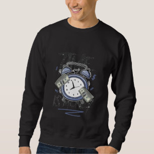 Grafik Tees-tid är pengasökare matchning 5 Oreo Lång Ärmad Tröja