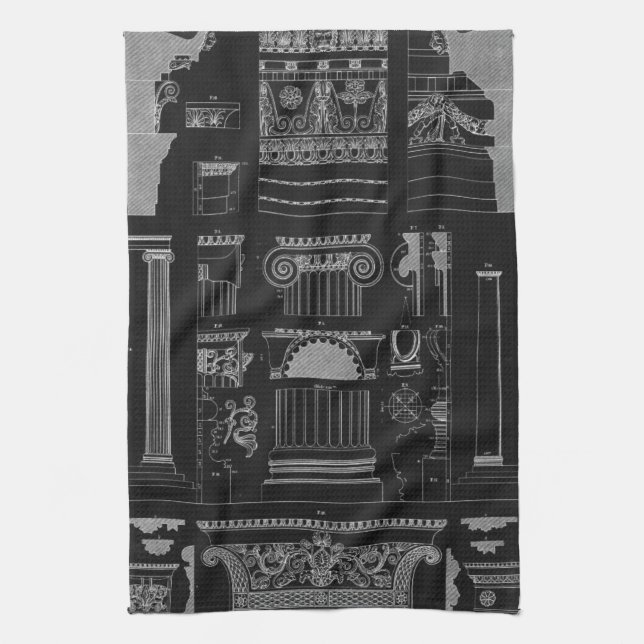 Grafikarkitektur IV Kökshandduk (Vertikal)