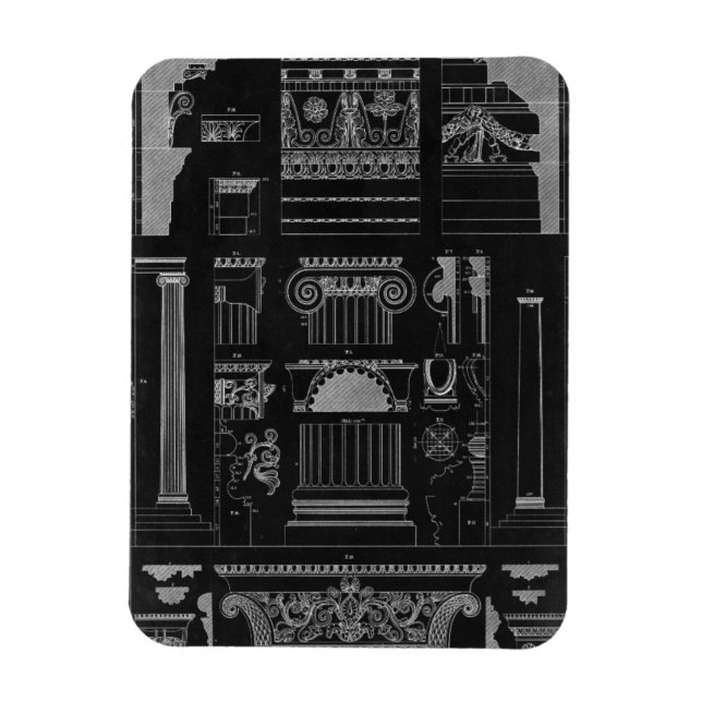 Grafikarkitektur IV Magnet (Vertikal)