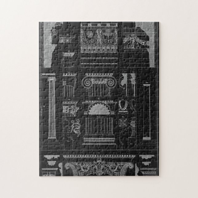 Grafikarkitektur IV Pussel (Vertikal)