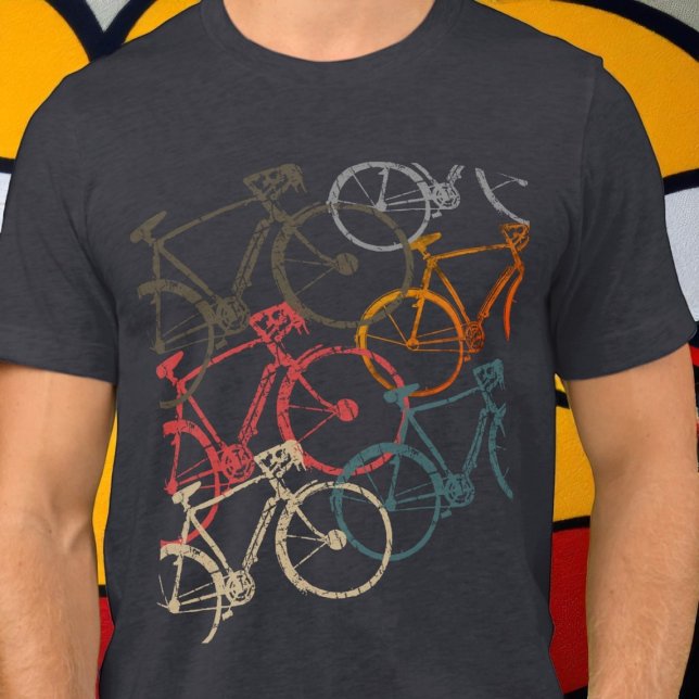 Grafikbikes/Cycles Black Heather T Shirt (Skapare uppladdad)
