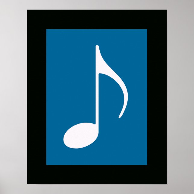 grafikdekor för musikanteckning poster (Framsidan)