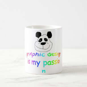 Grafikdesign är min passion Mugg