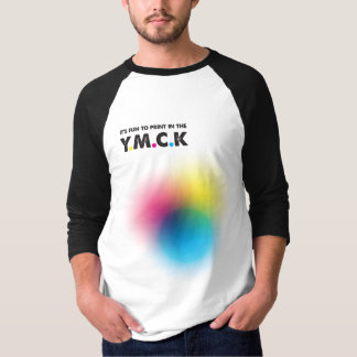 Grafikdesign CMYK-utskrift YMCA Joke T Shirt